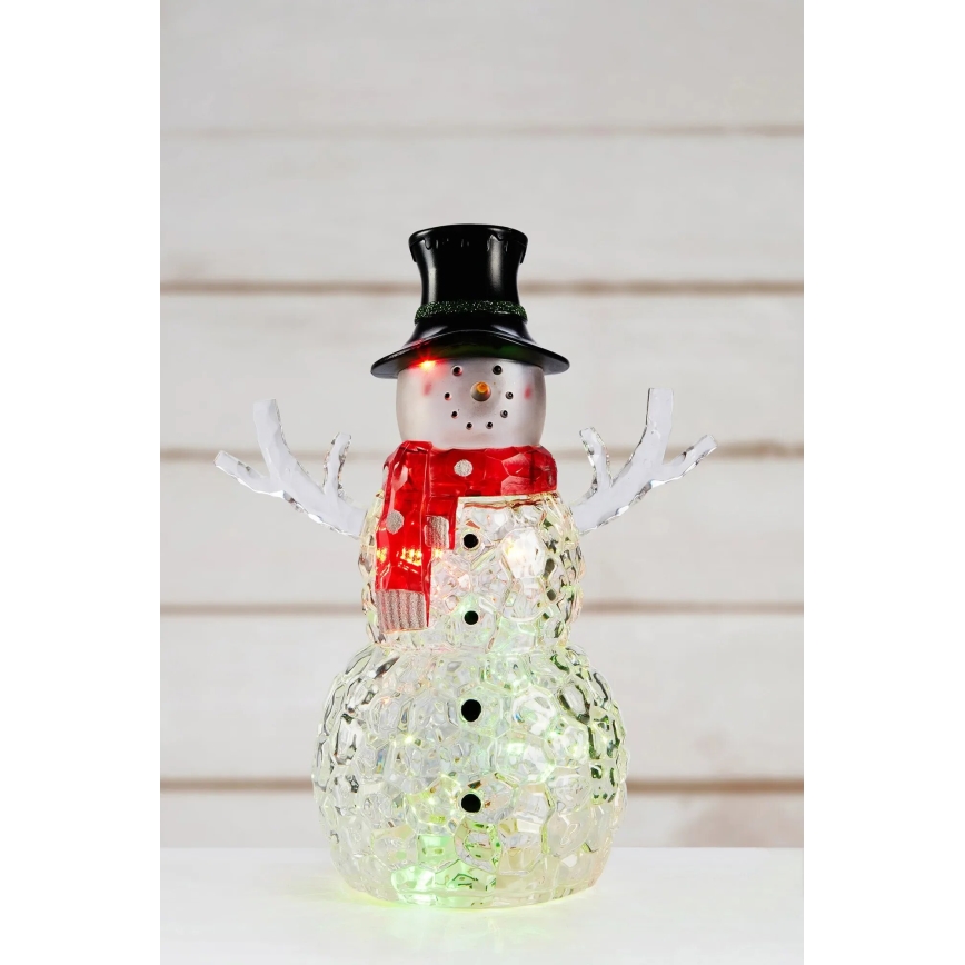 Markslöjd 706044 - Decoración navideña LED FRANS LED/0,06W/3xAAA muñeco de nieve