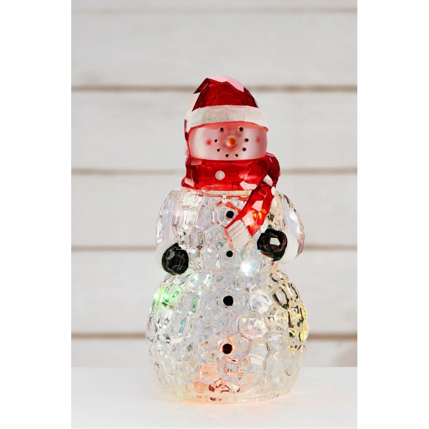 Markslöjd 706045 - Decoración navideña HENRY LED/0,06W/3xAAA, muñeco de nieve
