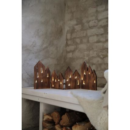 Markslöjd 706212 - Decoración navideña LED VIEW LED/0,9W/230V pino/marrón