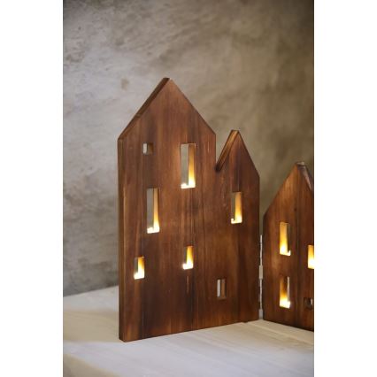 Markslöjd 706212 - Decoración navideña LED VIEW LED/0,9W/230V pino/marrón
