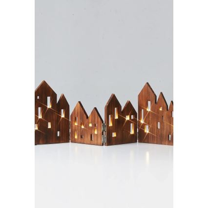 Markslöjd 706212 - Decoración navideña LED VIEW LED/0,9W/230V pino/marrón