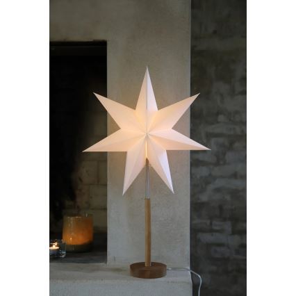 Markslöjd 706213 - Decoración navideña SPERANZA 1xE14/6W/230V Ø 45 cm pino/crema