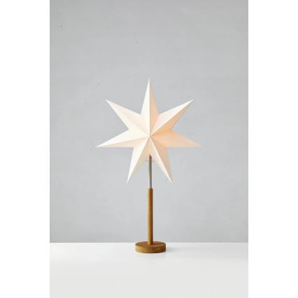 Markslöjd 706213 - Decoración navideña SPERANZA 1xE14/6W/230V Ø 45 cm pino/crema