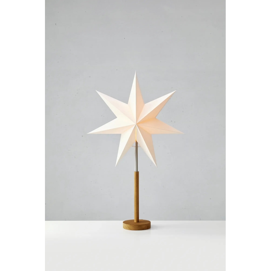 Markslöjd 706213 - Decoración navideña SPERANZA 1xE14/6W/230V Ø 45 cm pino/crema