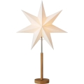 Markslöjd 706213 - Decoración navideña SPERANZA 1xE14/6W/230V Ø 45 cm pino/crema