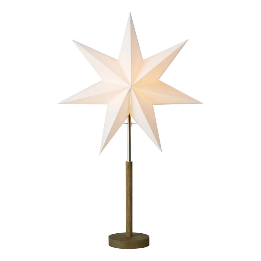 Markslöjd 706214 - Decoración navideña SPERANZA 1xE14/6W/230V, diámetro 45 cm, pino/crema