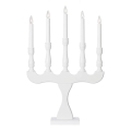 Markslöjd 706278 - Candelabro navideño SVANEHOLM 5xE10/3W/230V pino/blanco