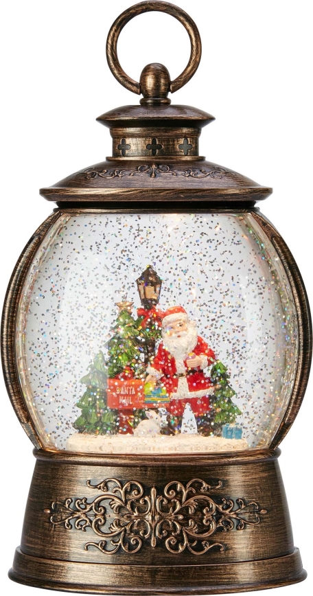 Markslöjd 706451 - Adorno navideño LED RUDOLPH LED/0,5W/3xAA farol en bronce