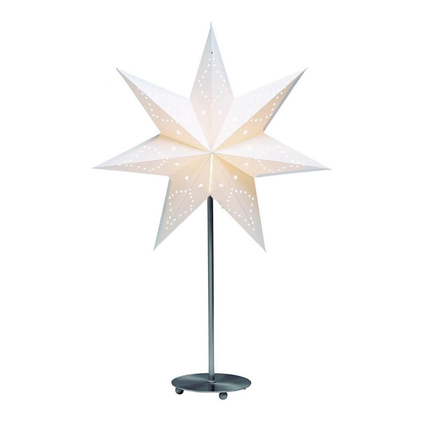 Markslöjd 8813 - Decoración navideña SATURNUS 1xE14/25W/230V blanca 67 cm