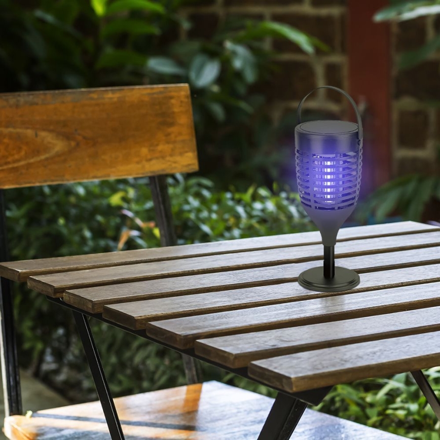 Matainsectos solar LED 3en1 LED/1,3W/3,7V IP24 20 mm 2200 mAh