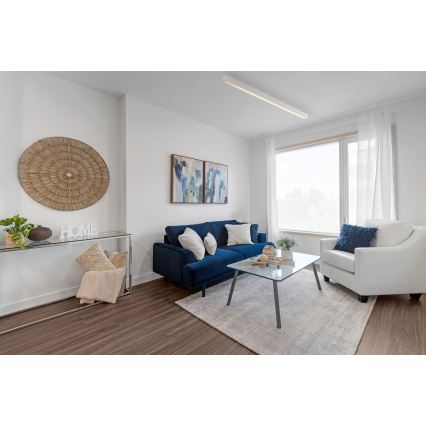 MAXLIGHT C0125D - Plafón LED regulable LINEAR LED/36W/230V 113,5 cm blanco