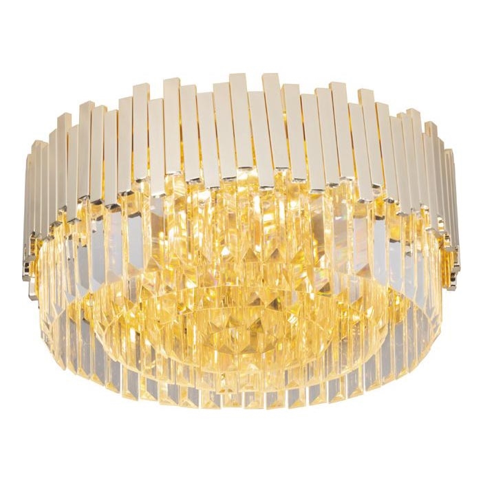 MAXLIGHT C0165 - Plafón TREND 8xE14/40W/230V diá. 45 cm dorado