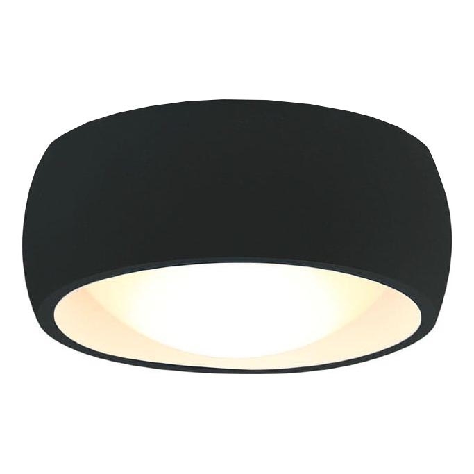 MAXLIGHT C0204 - Plafón LED de baño KODAK LED/8W/230V diá. 10,8 cm IP44 negro
