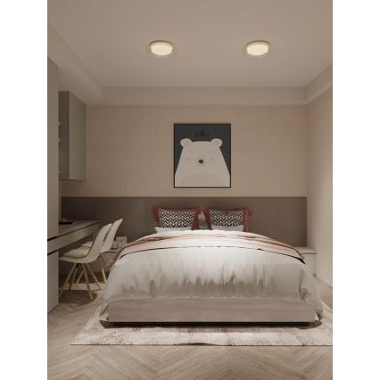 MAXLIGHT C0233 - Plafón LED DUO LED/10W/230V diá. 34 cm blanco