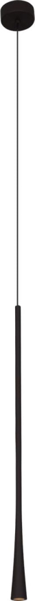 MAXLIGHT P0373 - Lámpara LED colgante CAFÉ LED/7W/230V diá. 3 cm negro