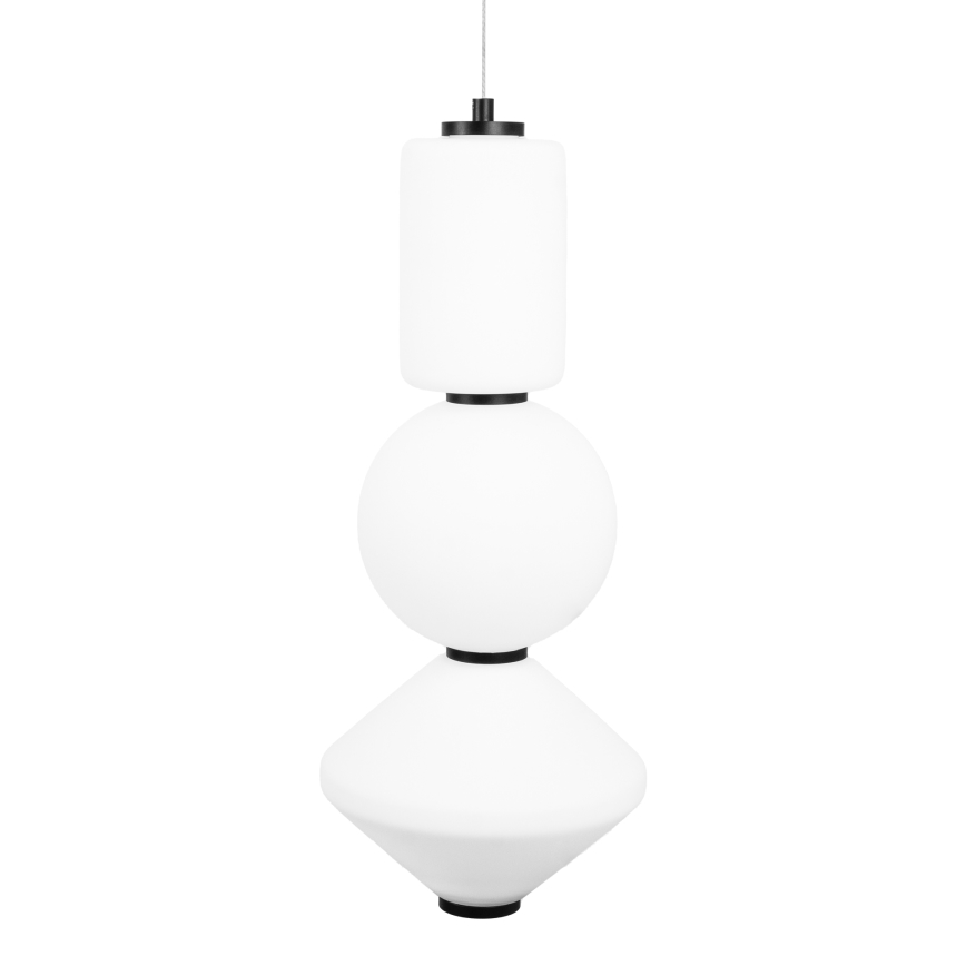 MAXLIGHT P0468 - Lámpara LED colgante AKIKO LED/23W/230V diá. 20 cm blanco