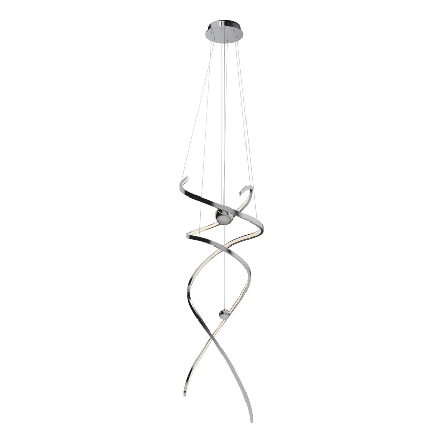 MAXLIGHT P0482D - Lámpara de araña LED regulable RITZ LED/100W/230V diá. 60 cm CRI 90 cromo brillante