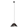 MAXLIGHT P0579 - Lámpara colgante AMALFI 1xE27/15W/230V diá. 45 cm negro
