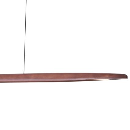 MAXLIGHT P0598 - Lámpara LED colgante WOODY LED/25W/230V marrón/pino