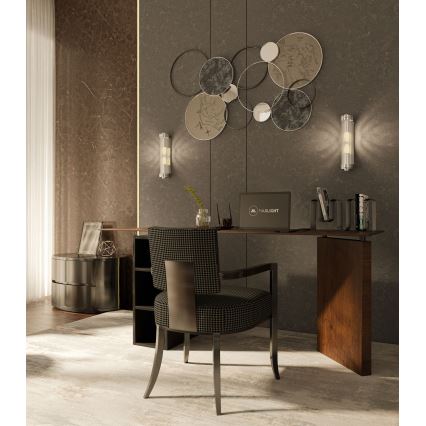 MAXLIGHT W0241 - Aplique FLORENCE 2xE14/40W/230V cromo brillante