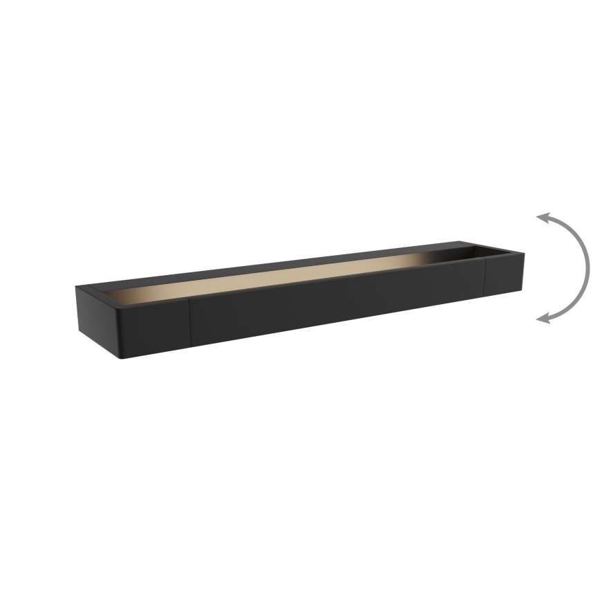 MAXLIGHT W0307 - Aplique LED de baño FLINK LED/12W/230V 45 cm IP44 negro