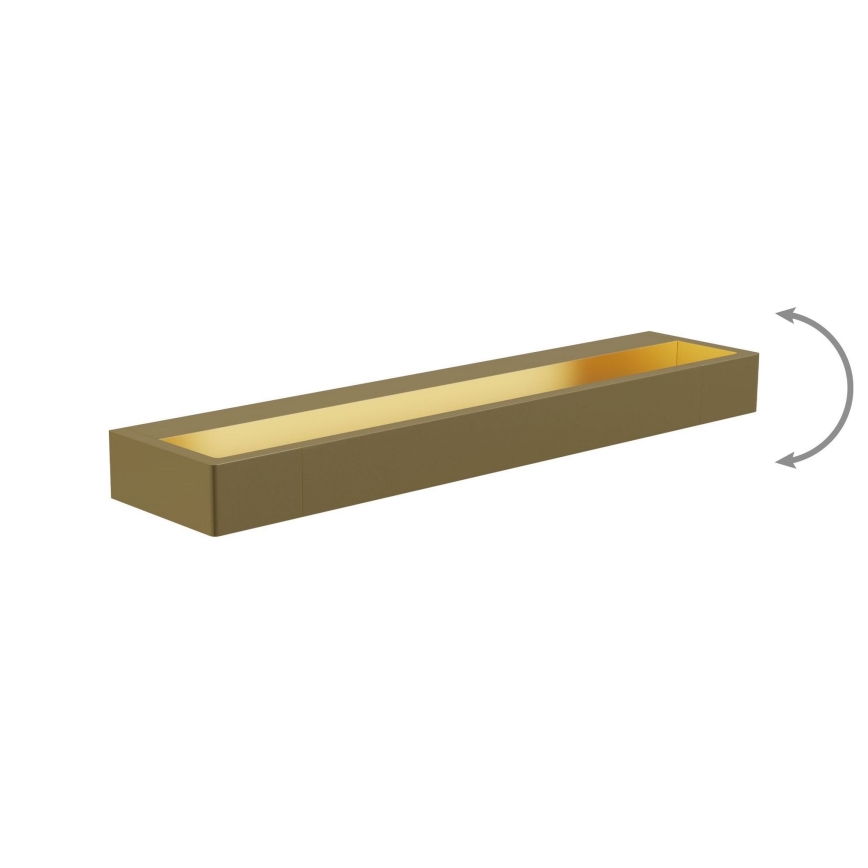 MAXLIGHT W0318 - Aplique LED de baño FLINK LED/12W/230V 45 cm IP44 dorado