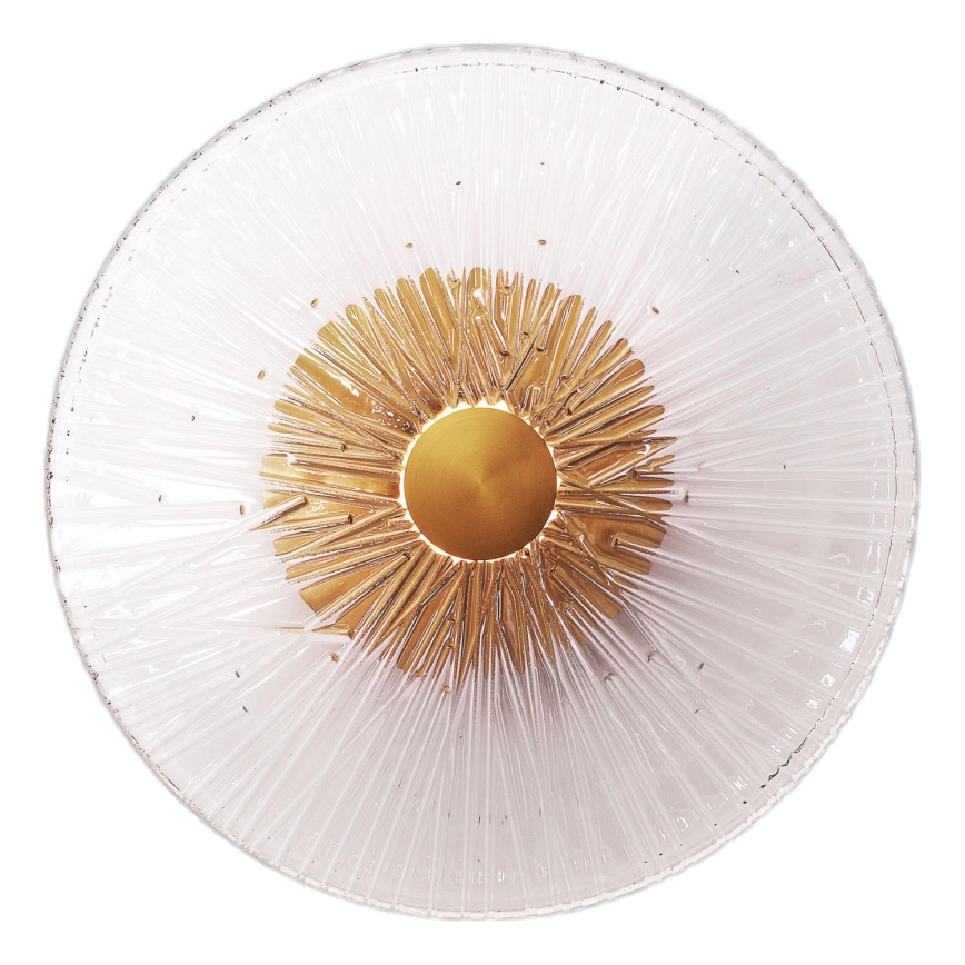 MAXLIGHT W0356 - Aplique LED ALLURE LED/5W/230V diá. 28 cm dorado/transparente