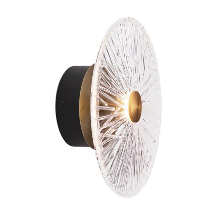 MAXLIGHT W0356 - Aplique LED ALLURE LED/5W/230V diá. 28 cm dorado/transparente