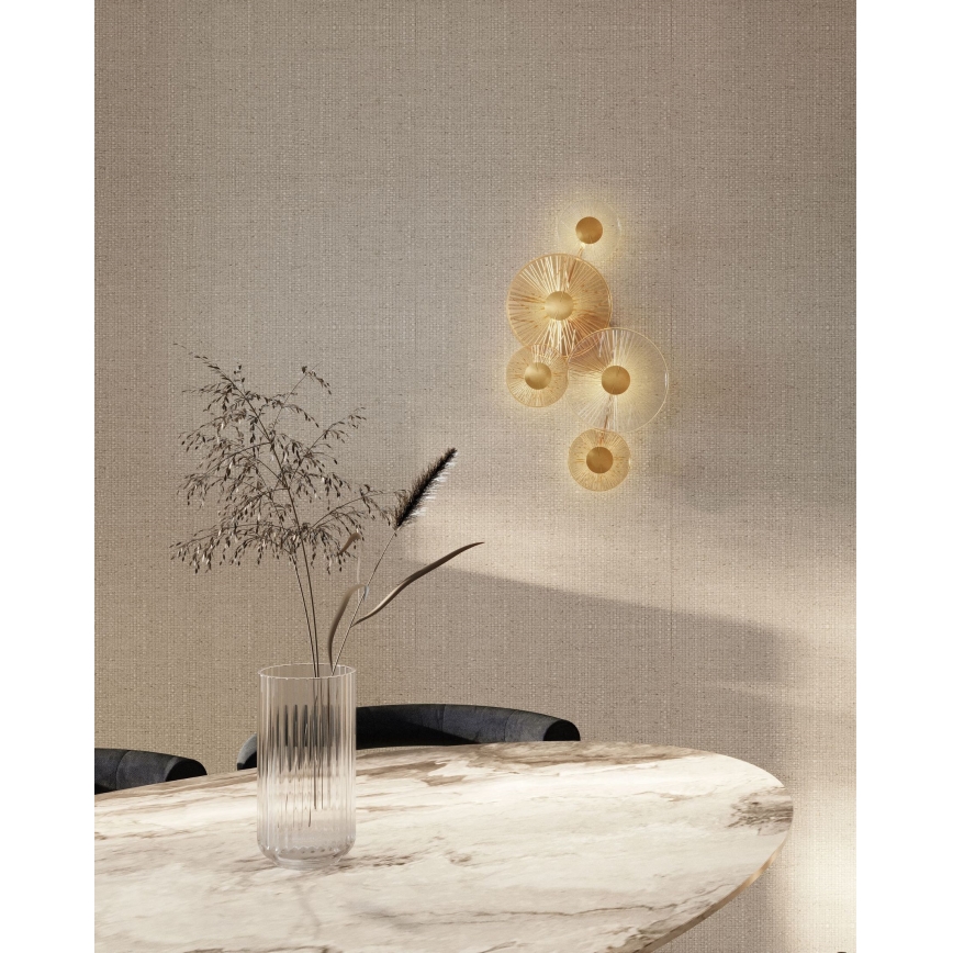 MAXLIGHT W0357 - Aplique LED ALLURE 5xLED/5W/230V dorado