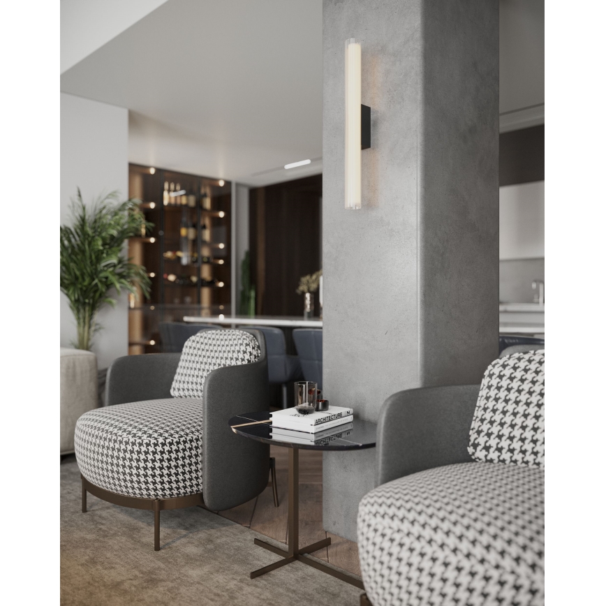 MAXLIGHT W0365 - Aplique LED de baño FAYETTE LED/12W/230V 61 cm IP44 negro