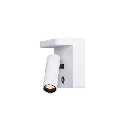 MAXLIGHT W0373 - Foco LED de pared con carga inalámbrica LOFER LED/7W/230V blanco