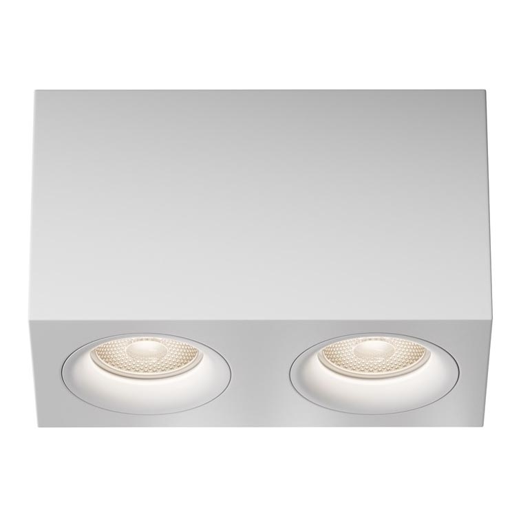 Maytoni C013CL-02W - Foco SLIM 2xGU10/50W/230V blanco