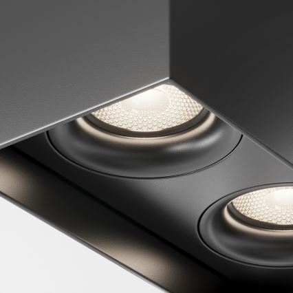 Maytoni C015CL-02B - Foco SLIM 2xGU10/50W/230V negro