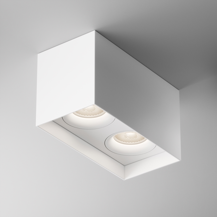 Maytoni C015CL-02W - Foco SLIM 2xGU10/50W/230V blanco