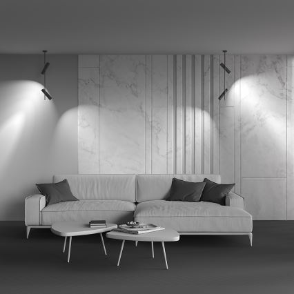 Maytoni C021CL-02B - Lámpara colgante ELTI 2xGU10/50W/230V negro
