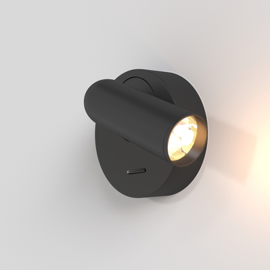 Maytoni C038WL-L3B3K - Aplique LED MIRAX LED/3W/230V 3000K negro
