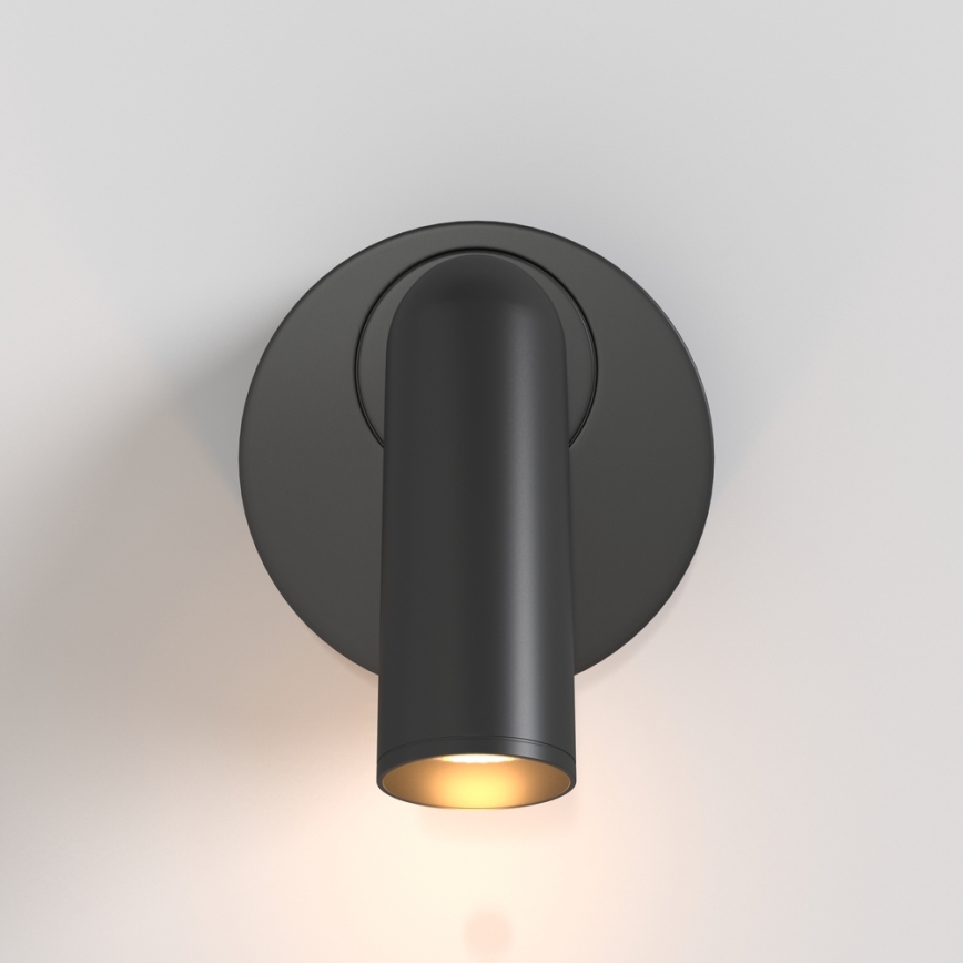 Maytoni C038WL-L3B3K - Aplique LED MIRAX LED/3W/230V 3000K negro