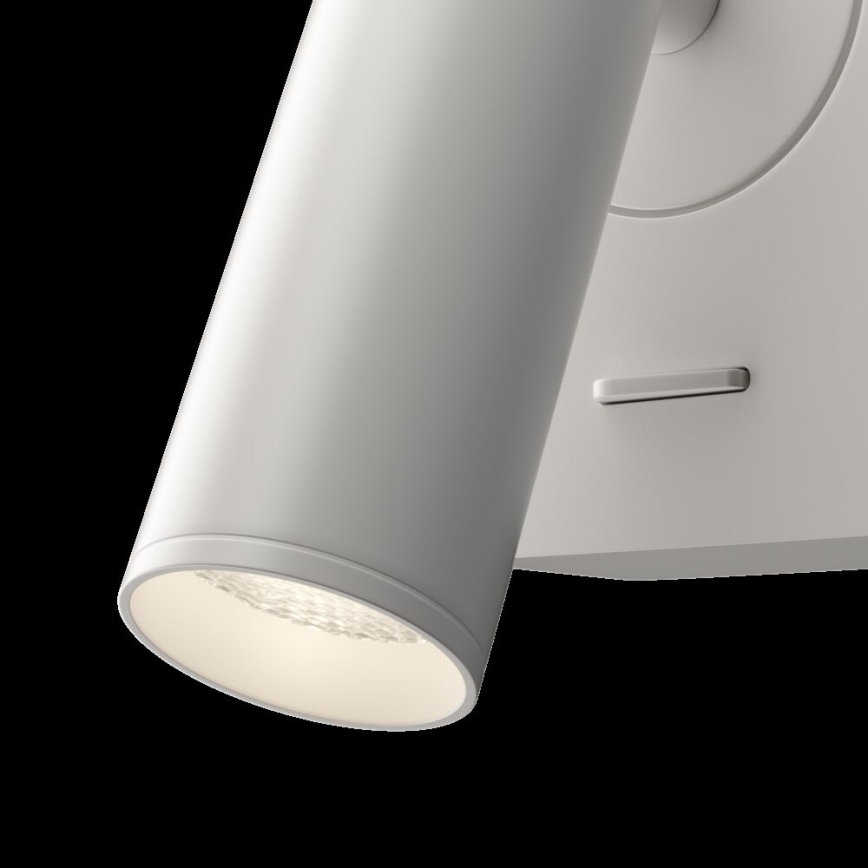 Maytoni C039WL-L3W3K - Foco LED de pared MIRAX LED/3W/230V negro