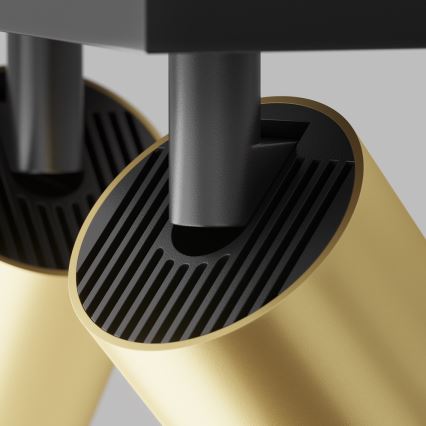 Maytoni C051CL-U-02BMG - Foco FOCUS 2xGU10/10W/230V dorado/negro