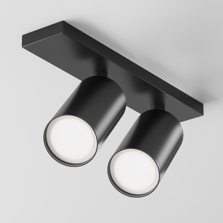 Maytoni C051CL-U-2B - Foco FOCUS 2xGU10/10W/230V negro