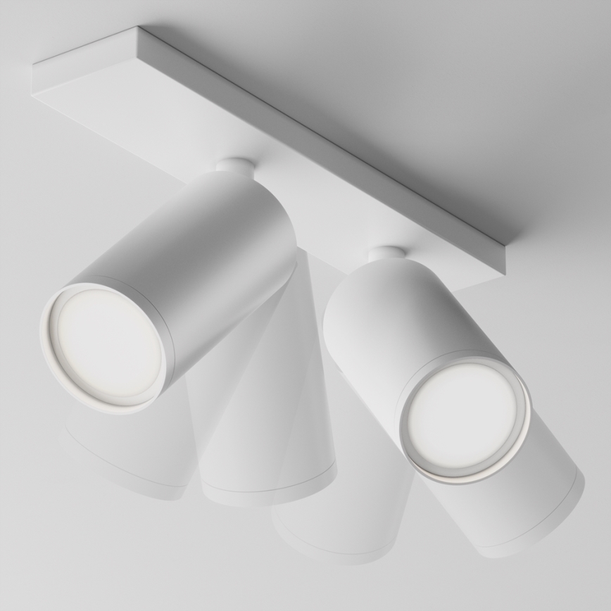 Maytoni C051CL-U-2W - Foco direccional FOCUS 2xGU10/10W/230V blanco