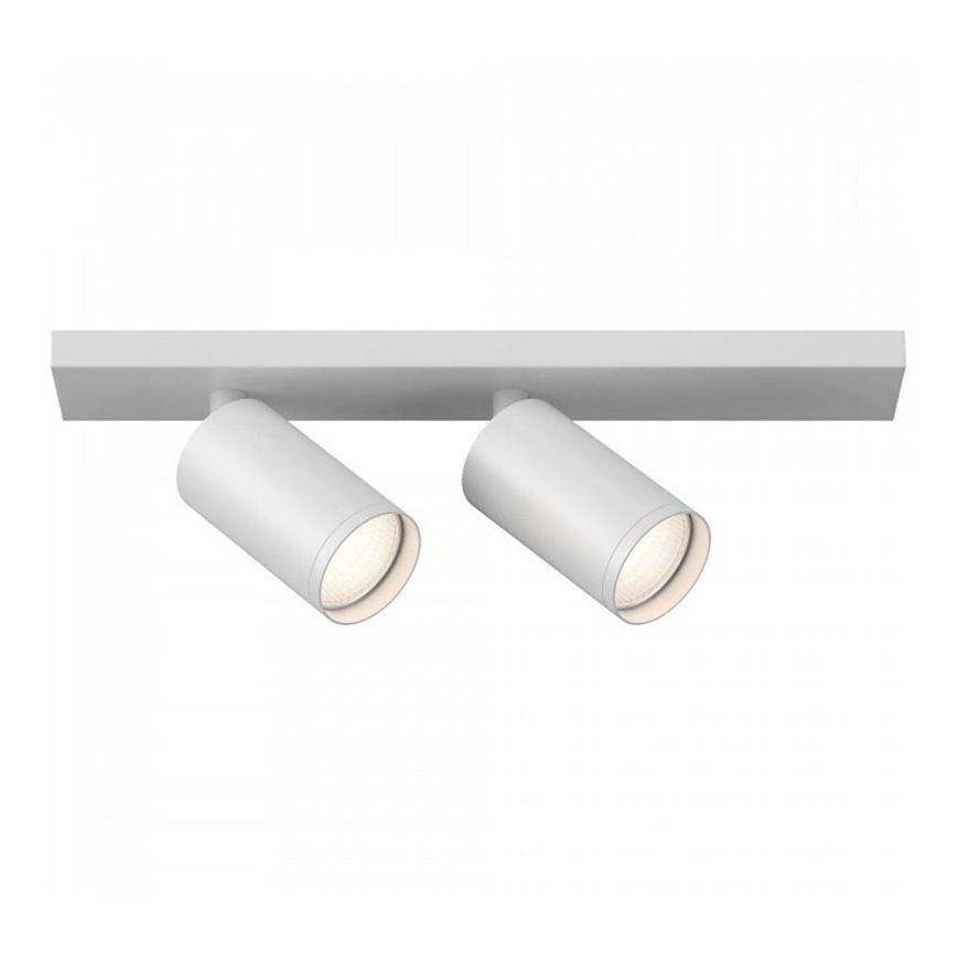 Maytoni C051CL-U-2W - Foco FOCUS 2xGU10/10W/230V blanco/negro