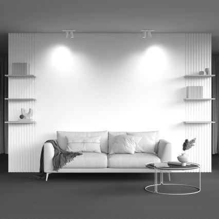 Maytoni C051CL-U-2W - Foco FOCUS 2xGU10/10W/230V blanco/negro