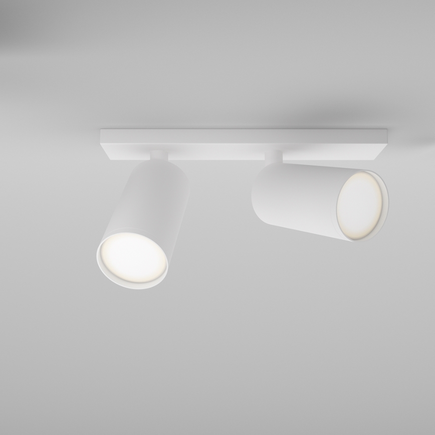 Maytoni C051CL-U-2W - Foco FOCUS 2xGU10/10W/230V blanco/negro