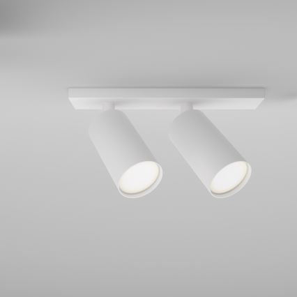Maytoni C051CL-U-2W - Foco FOCUS 2xGU10/10W/230V blanco/negro