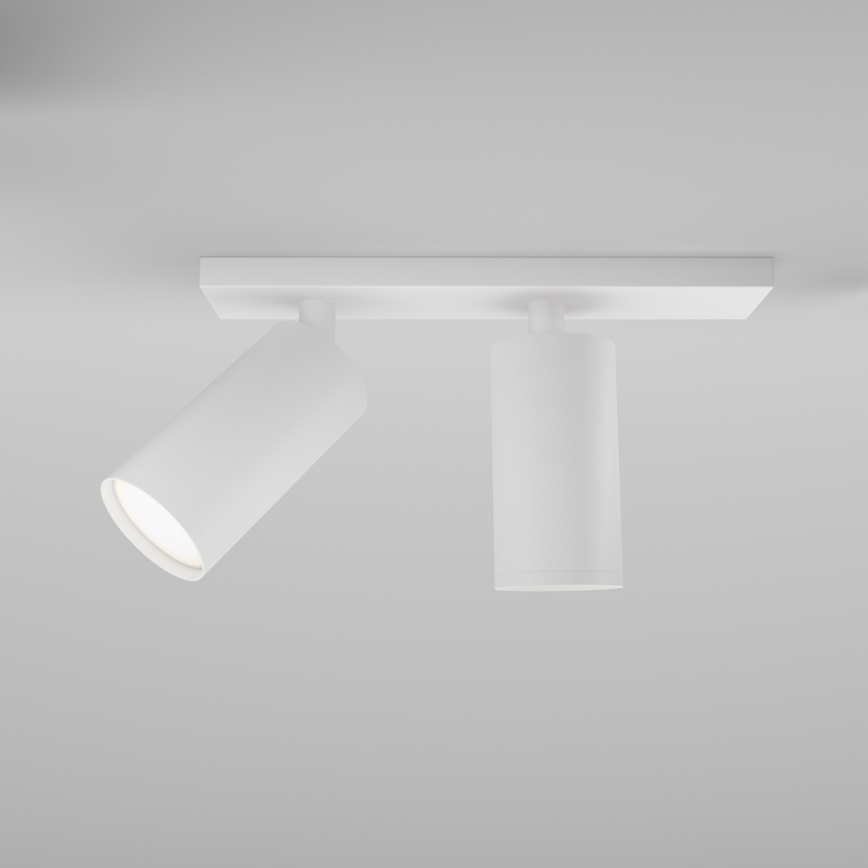 Maytoni C051CL-U-2W - Foco FOCUS 2xGU10/10W/230V blanco/negro