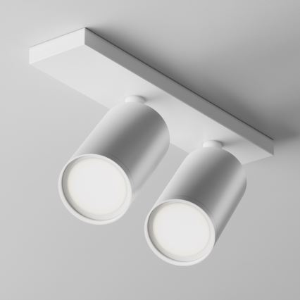 Maytoni C051CL-U-2W - Foco FOCUS 2xGU10/10W/230V blanco/negro