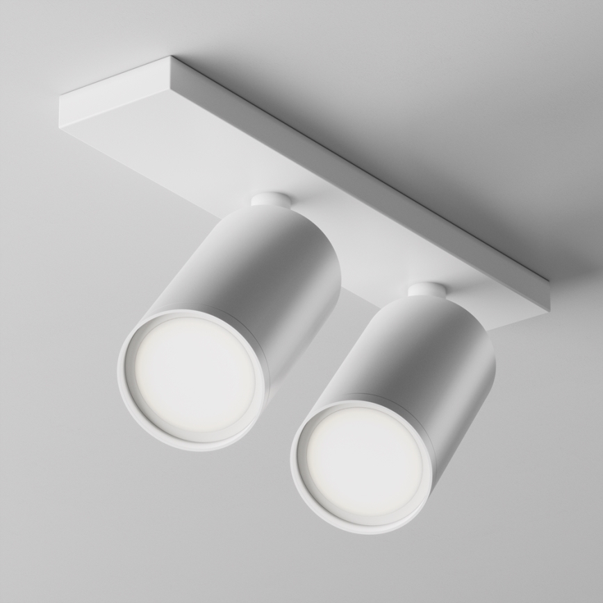 Maytoni C051CL-U-2W - Foco FOCUS 2xGU10/10W/230V blanco/negro