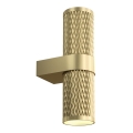 Maytoni C069WL-02MG - Foco de pared FOCUS 2xGU10/7W/230V dorado