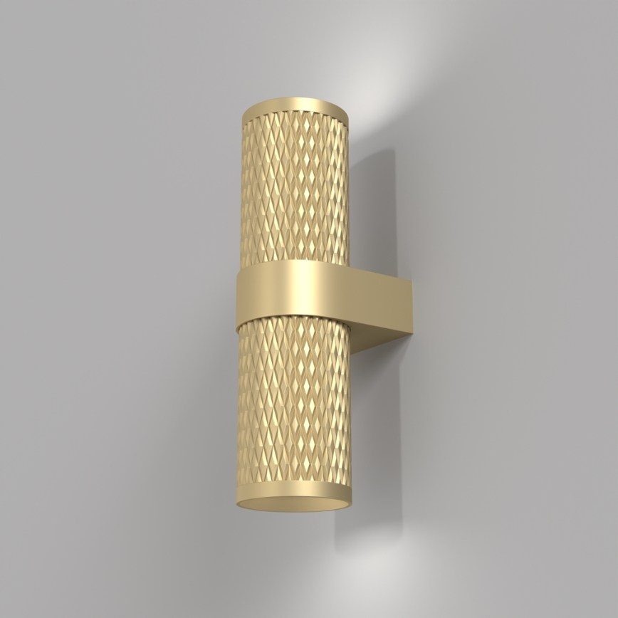Maytoni C069WL-02MG - Foco de pared FOCUS 2xGU10/7W/230V dorado